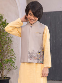 Grey Blended Boy Waistcoat - ALT-WC-002