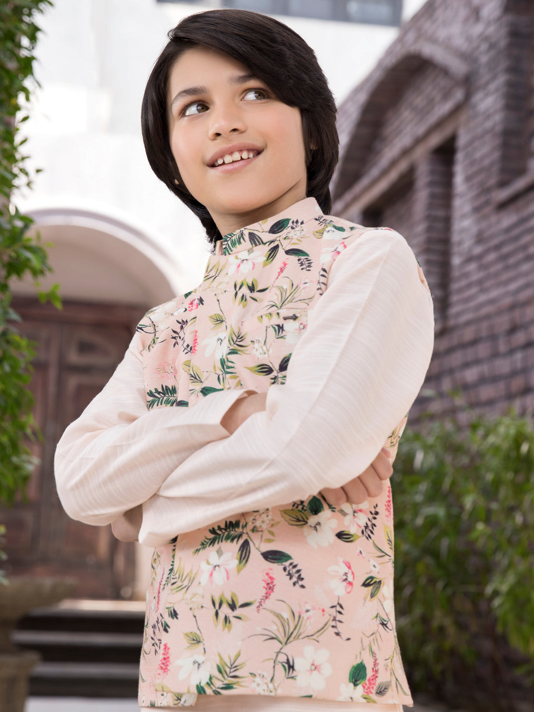 Pink Blended Boy Waistcoat - ALT-WC-003