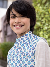 Blue Blended Boy Waistcoat - ALT-WC-005