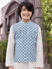 Blue Blended Boy Waistcoat - ALT-WC-005