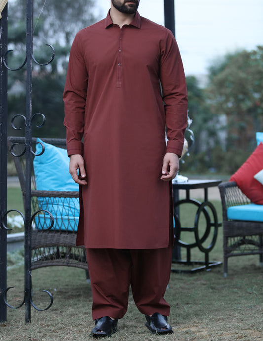 Copper Kameez Shalwar - ALWA-KS-052