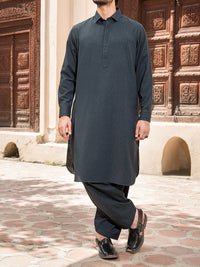 Green Blended Kameez Shalwar - ALWA-KS-151