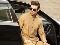 Green Blended Kameez Shalwar - ALWA-KS-252