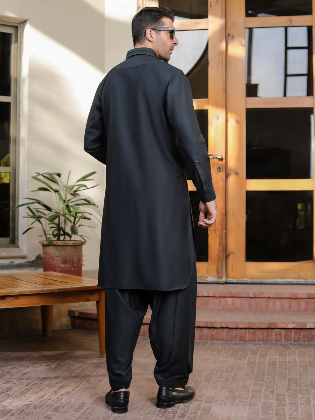 Green Kameez Shalwar - ALWA-KS-282