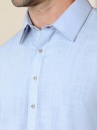 Light Blue Kameez Shalwar - ALWA-KS-308
