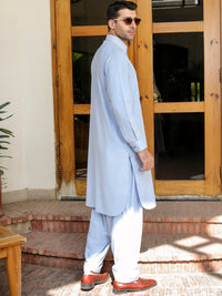Light Blue Kameez Shalwar - ALWA-KS-308