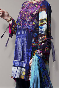 Purple 3 Piece Stitched - AWP-3PS-174