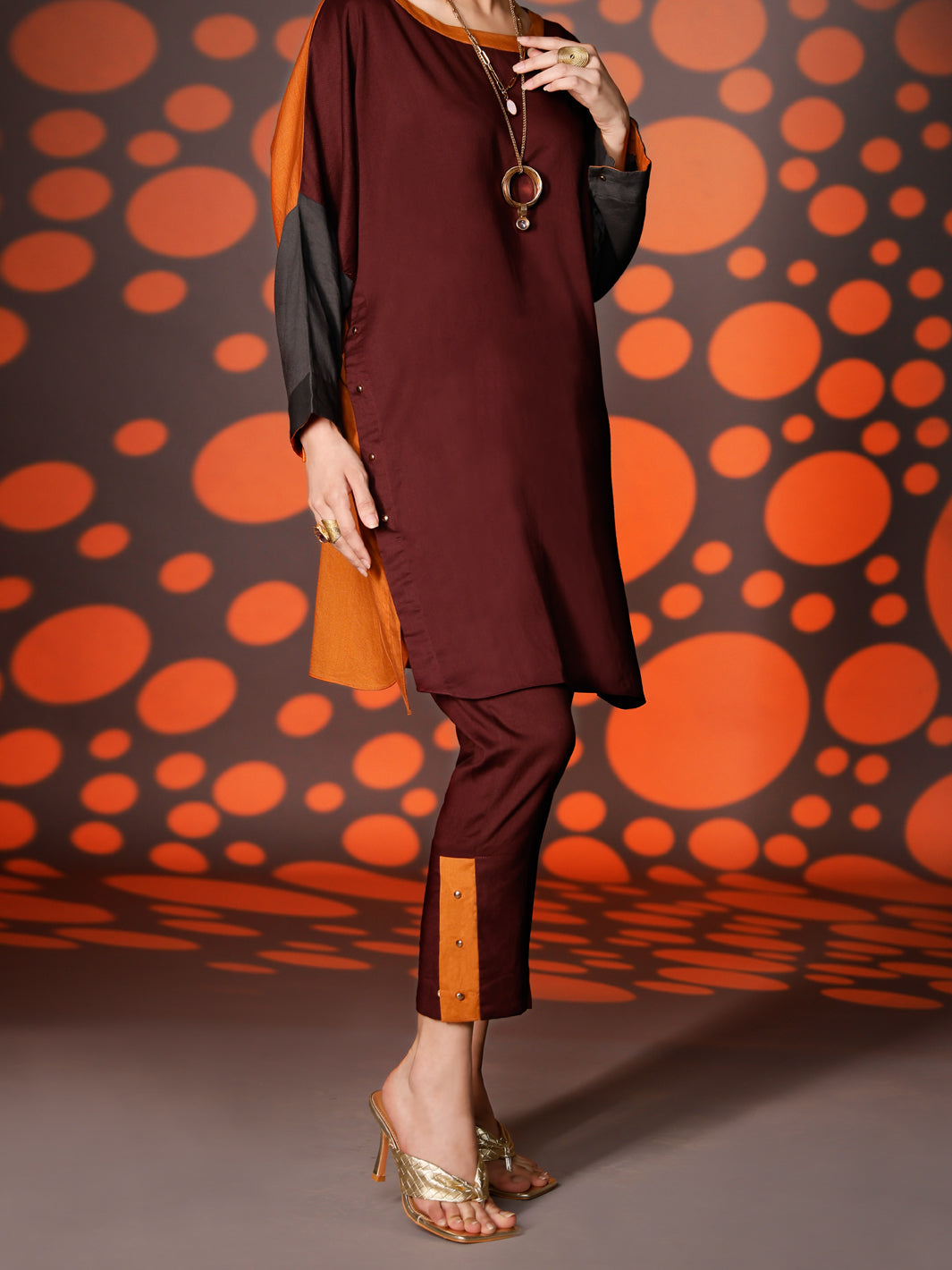 Maroon 2 Piece Stitched - AWP-2PS-308