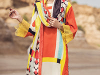 Orange Khaddar 3Pc Stitched - AWP-3PS-352
