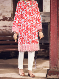 Red Cambric 2Pc Unstitched - AWP-2PS-367