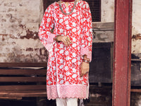 Red Cambric 2Pc Unstitched - AWP-2PS-367