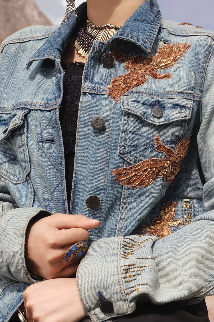 Blue Denim Jacket - JT-244