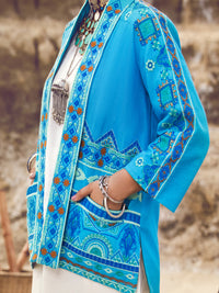 Ferozi Khaddar Jacket - AWP-JT-397