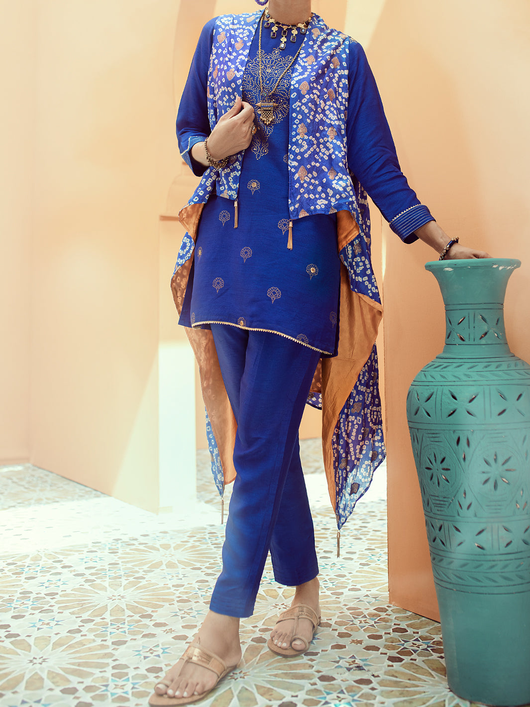Blue 2Pc Formal Stitched - AL-2PS-LS-320