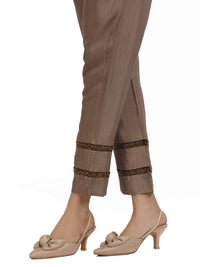 Coffee Brown Women Trouser - AL-T-489