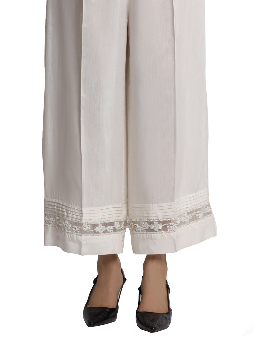 White Women Trouser - AL-T-502