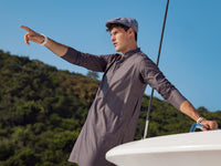 Grey Cotton Kurta - AL-K-1069C