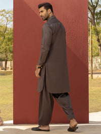 Grey Kameez Shalwar - ALWA-KS-267