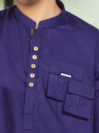 Purple Kurta Trouser - ALT-KT-014
