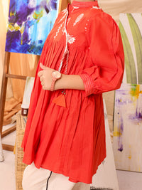 Orange Kurti - ALT-LK-1005