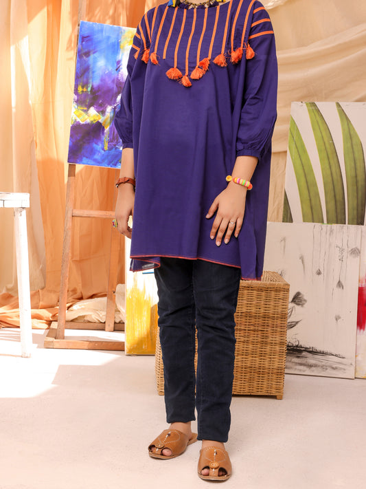 Blue Dyed Kurti - ALT-LK-1013