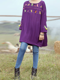 Magneta Yarn Dyed Kurti - ALT-LK-1064