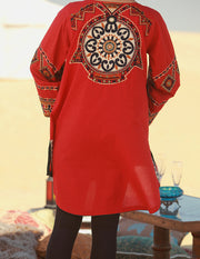 Red Woolen Kurti - Almirah