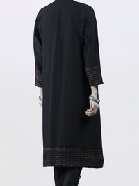 Black Khaddar Tunic - LK-206
