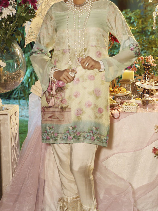 Turquoise Linen Tunic - LK-404