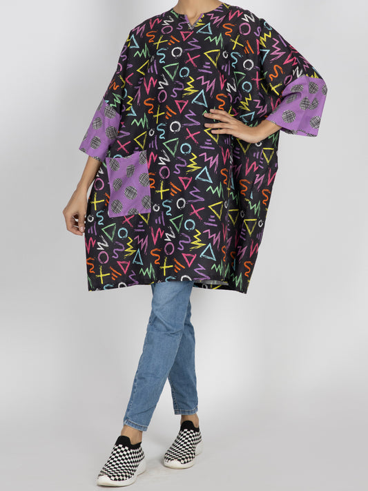 Multicolor Cambric Tunic - AWP-LK-475