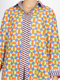 Multicolor Cambric Tunic - AWP-LK-477