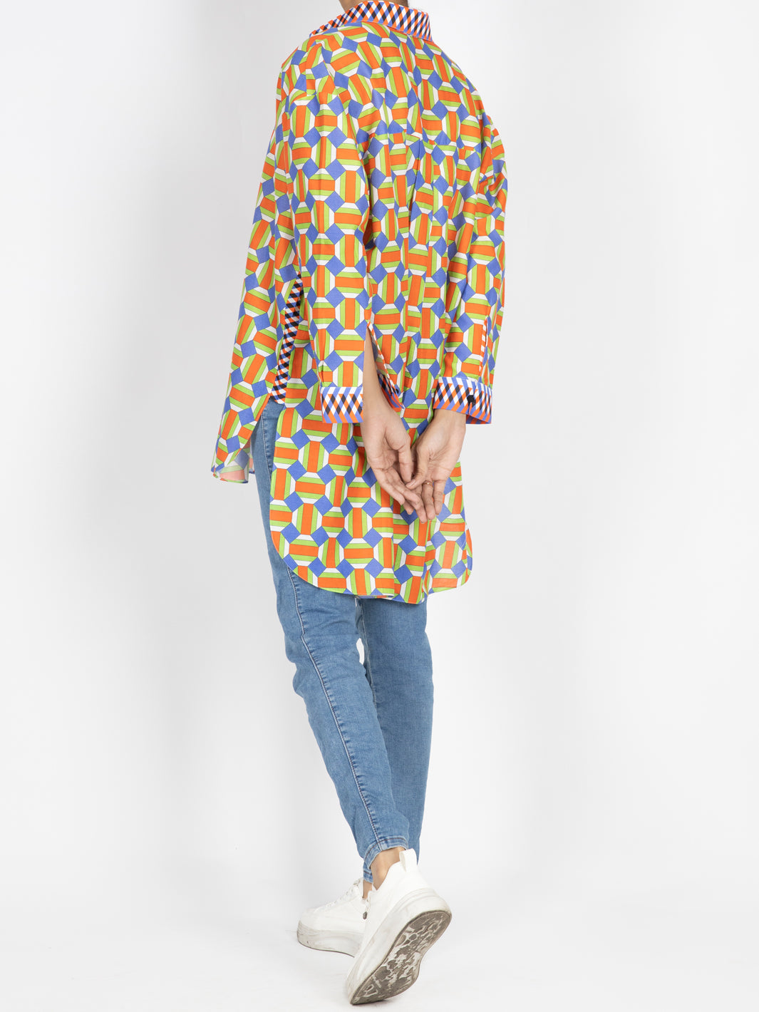 Multicolor Cambric Tunic - AWP-LK-477