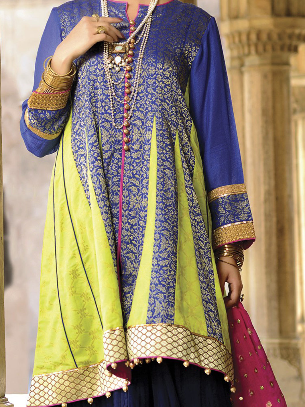 Blue Green Tunic - LK-601