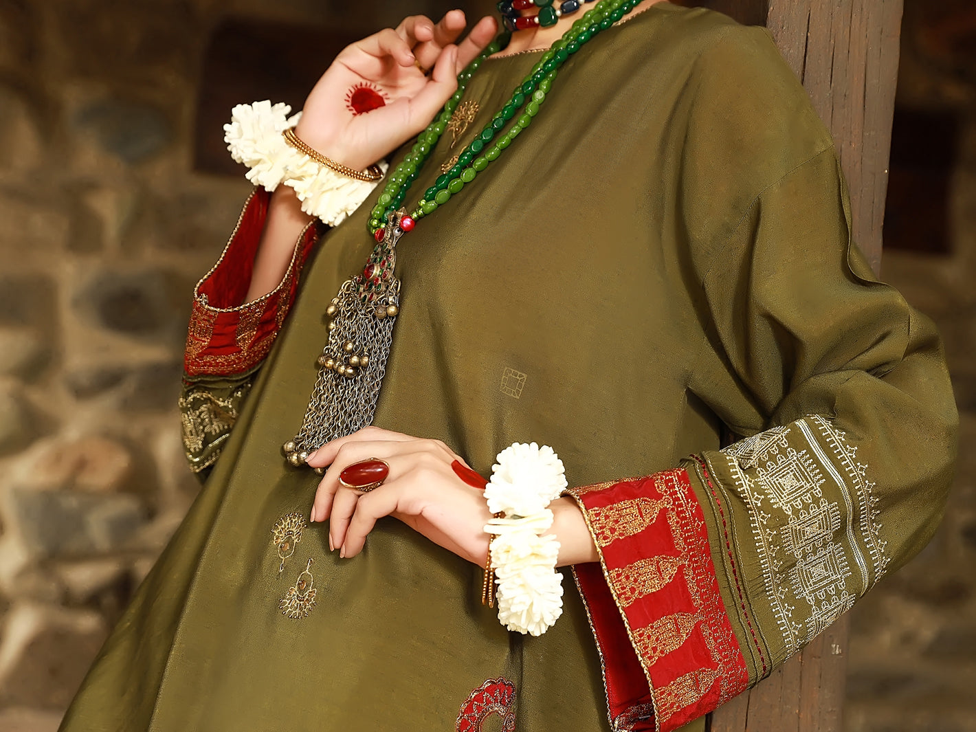 Mehndi Tunic - AL-LK-832