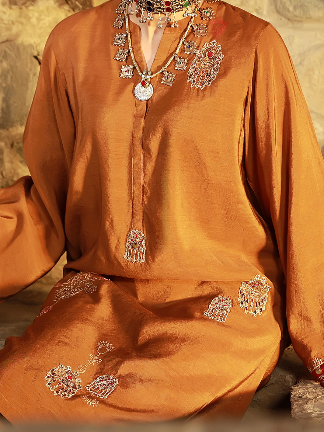 Brown Tunic - AL-LK-833
