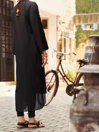 Black Lawn Tunic - AL-LK-871