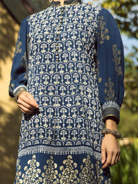 Blue Yarn Dyed Tunic - AL-LK-880