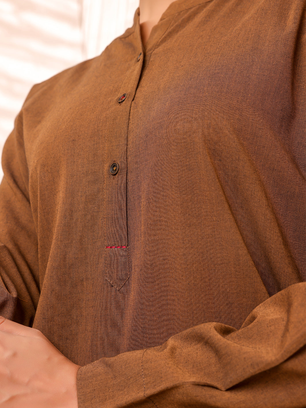 Brown Cotton 2Pc Stitched - ALCR-2PS-LKS-1039