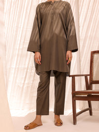 Dark Green Cotton 2Pc Stitched - ALCR-2PS-LKS-1041