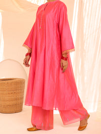 Pink Silk 2Pc Stitched - ALCR-2PS-LKS-1056