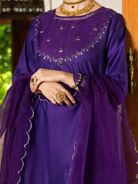 Purple Modal 2Pc Stitched - ALCR-2PS-LKS-1072