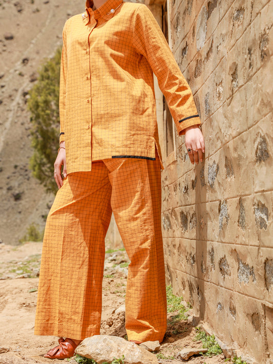 Mustard 2Pc Stitched - ALP-2PS-LKS-1467