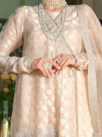 Pink Organza 3 Piece Formal - AL-3PS-LS-289