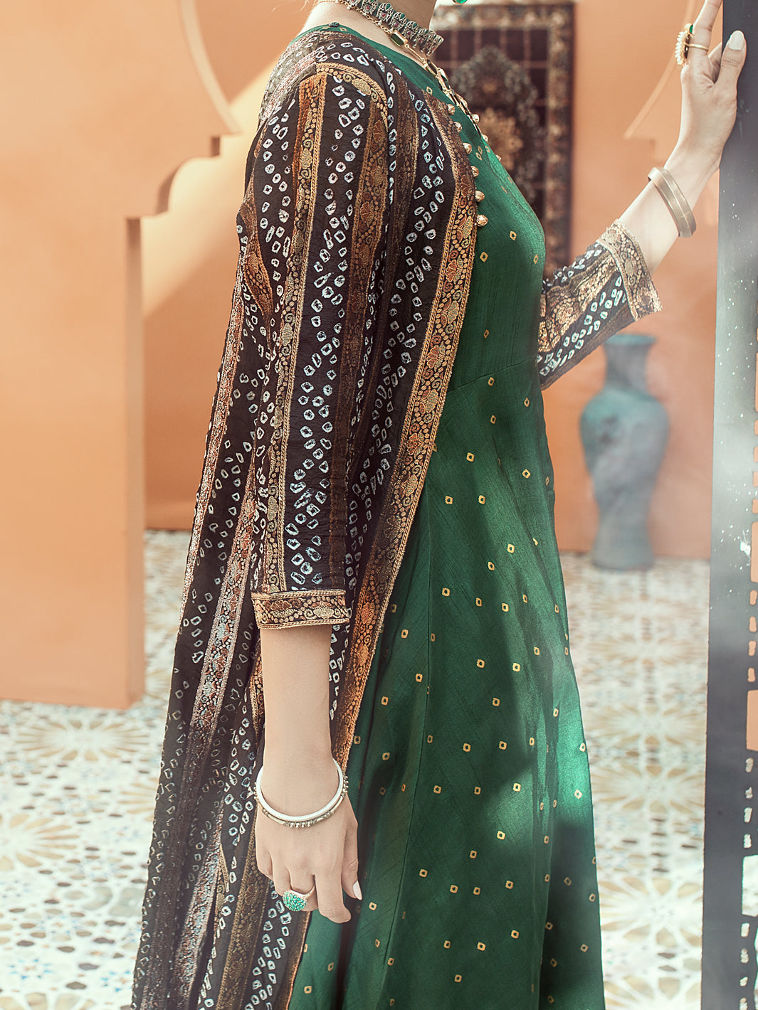 Green 2 Piece Formal Stitched - AL-2PS-LS-321