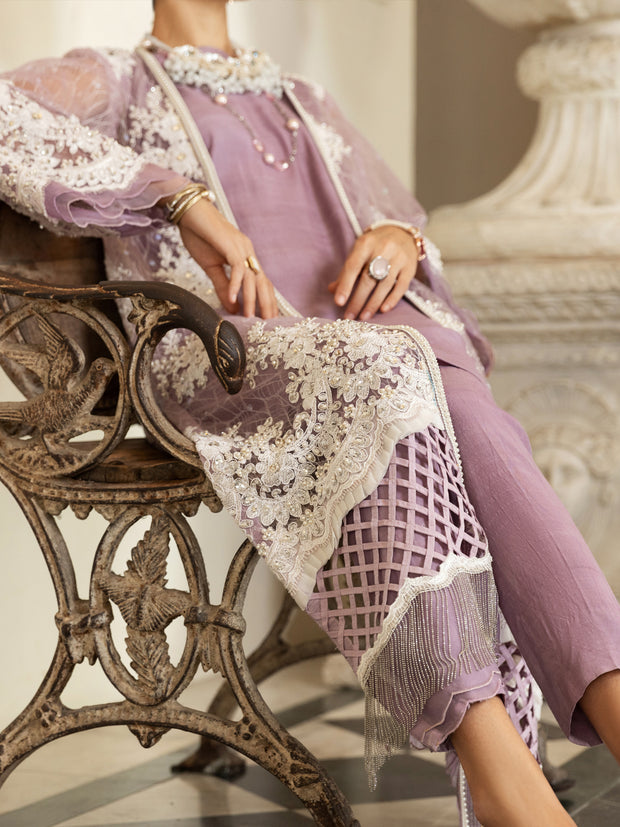 Purple 2 Piece Formal Stitched - AL-2PS-LS-350