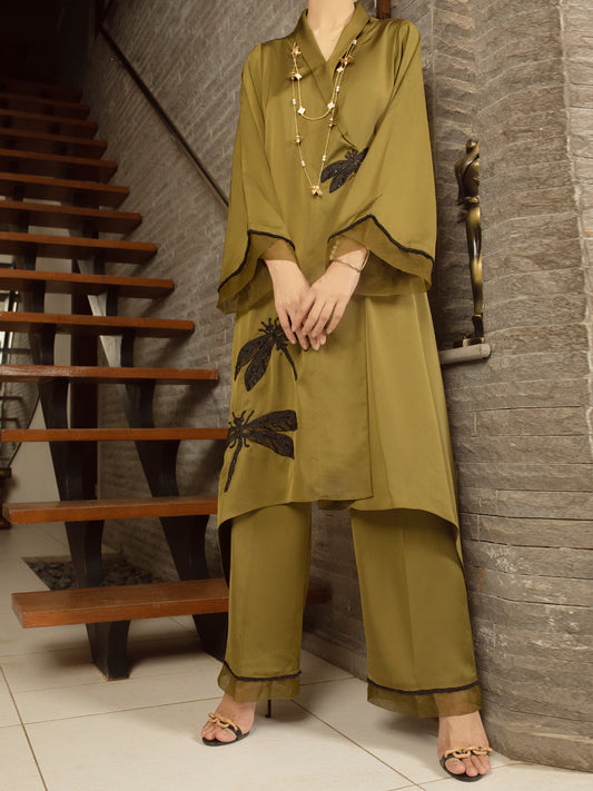 Green 2 Piece Formal Stitched - AL-2PS-LS-367