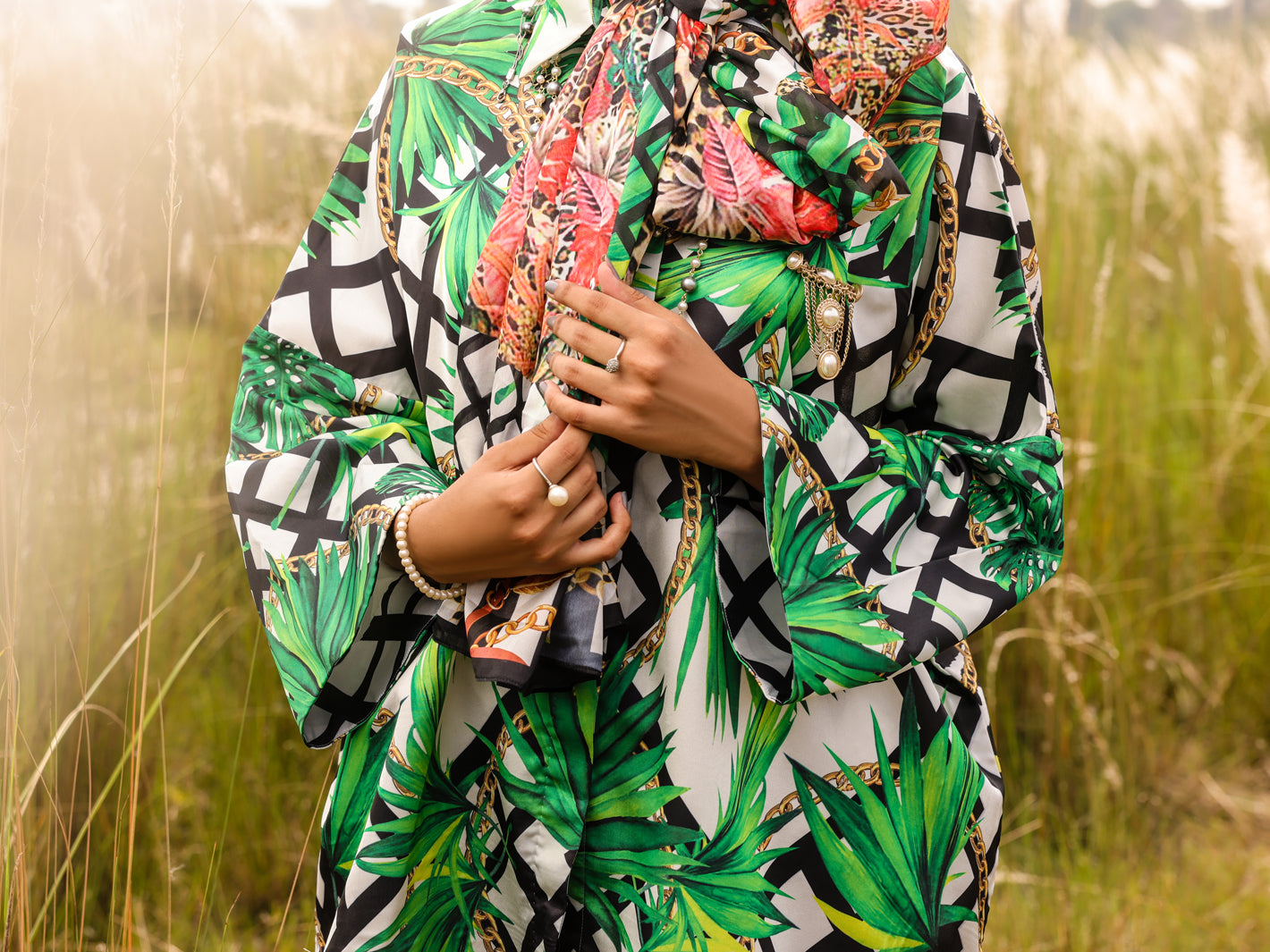 Green Silk 3Pc  Formal Stitched - AL-3PS-LS-383