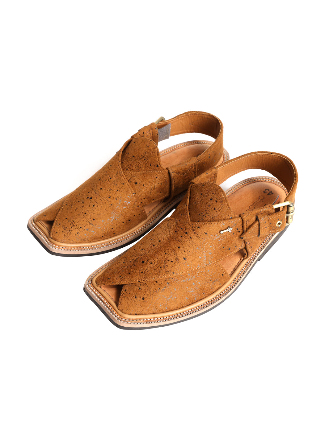 Brown Peshawari Chappal - MFW-FB-126