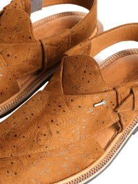 Brown Peshawari Chappal - MFW-FB-126