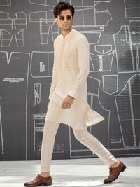 Cream Formal Kurta - AL-K-SP-031A